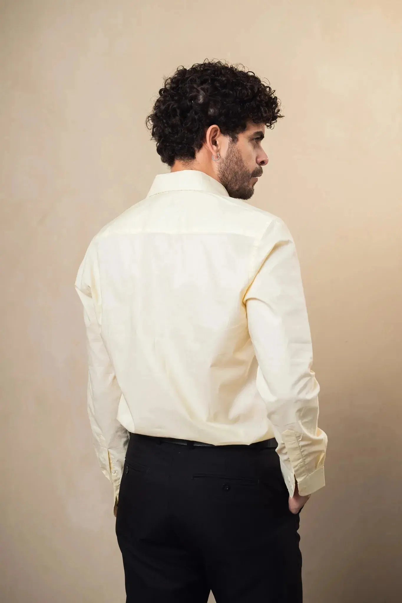 lightweight yellow cotton shirt