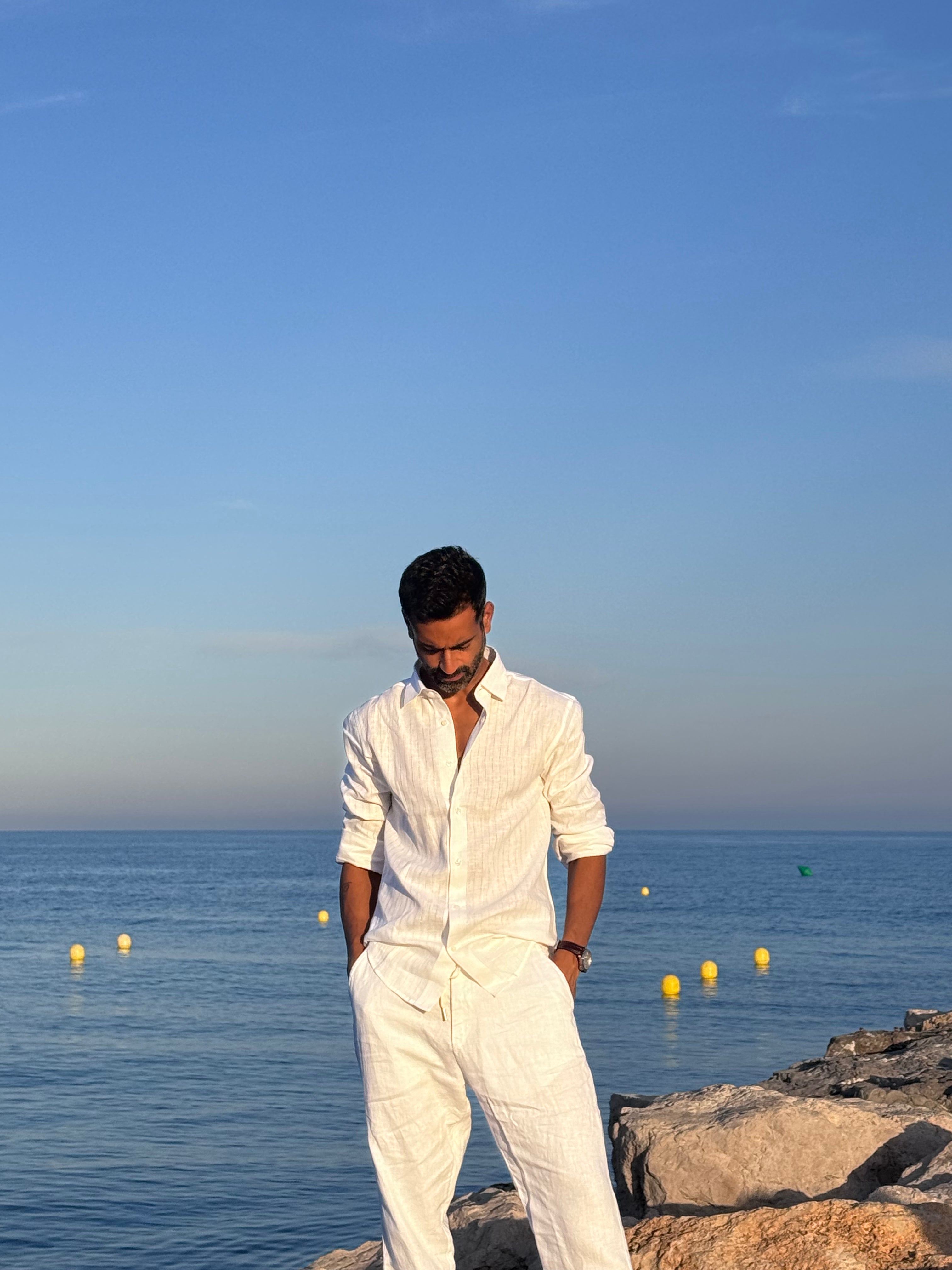 White Linen Shirt