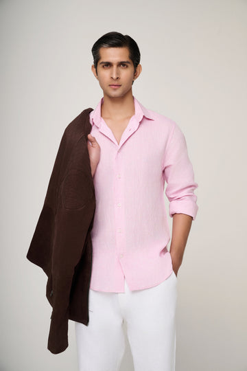 The Soft Pink Linen Shirt