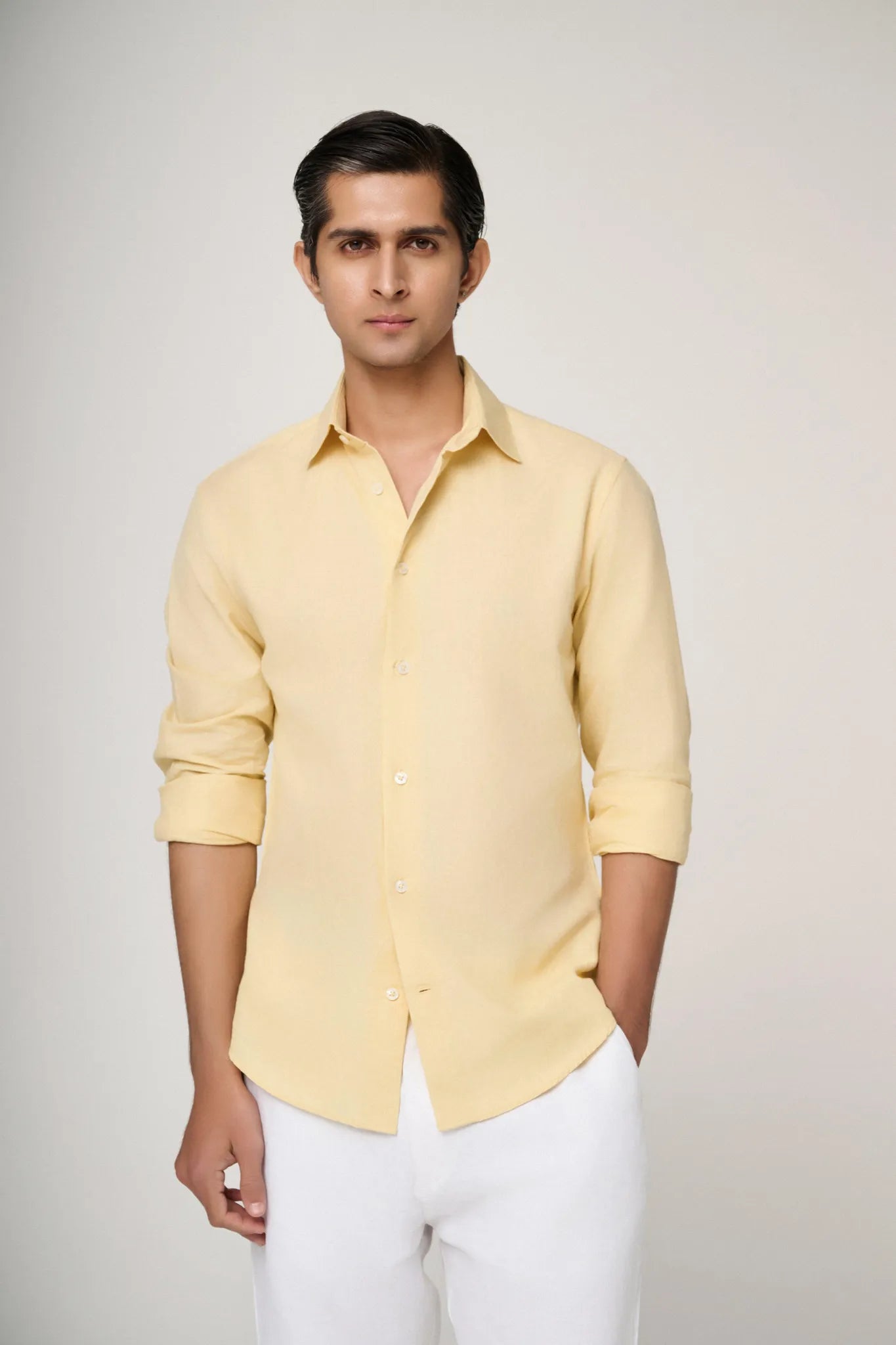 The Lemon Linen Blend Shirt