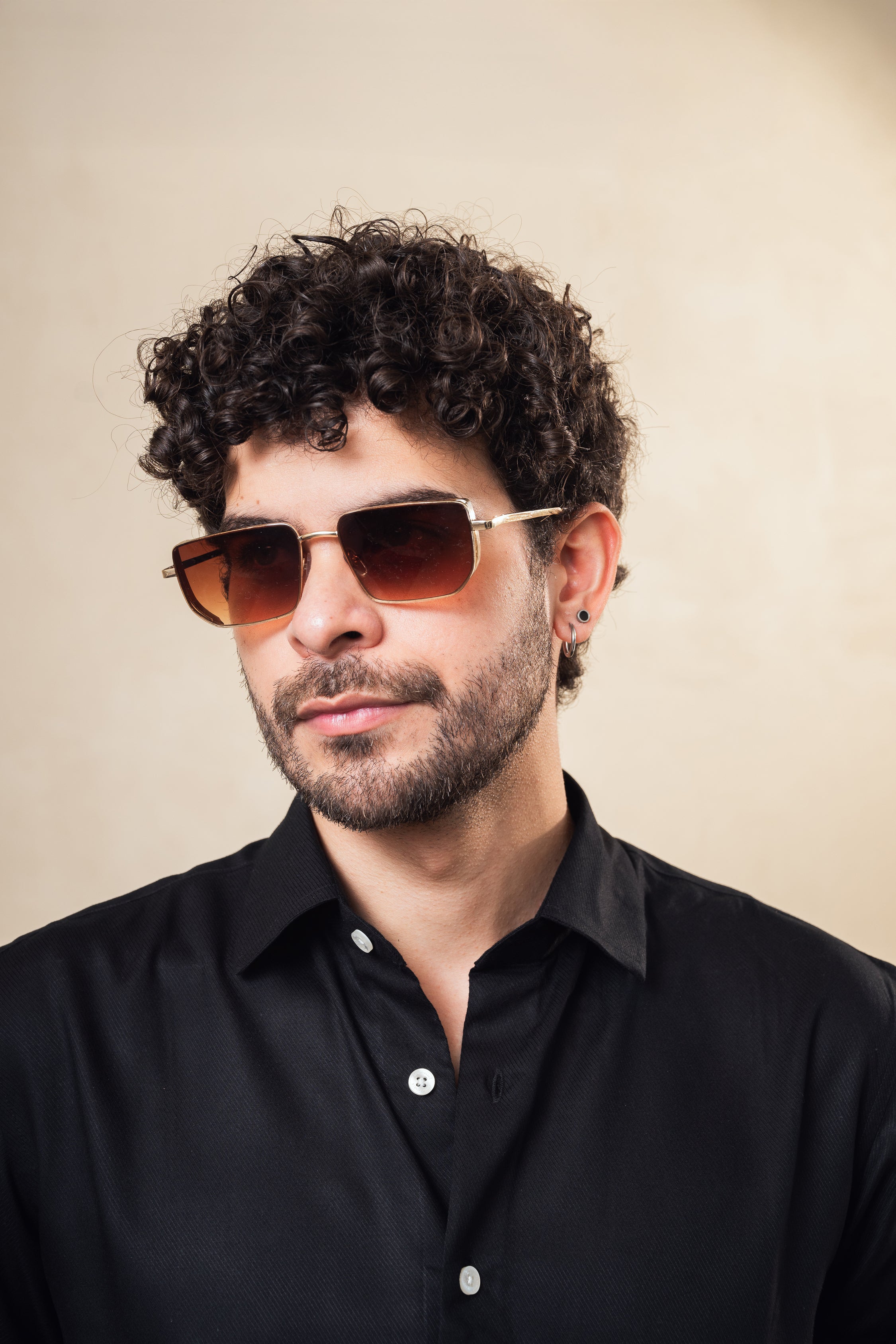 black rayon shirt